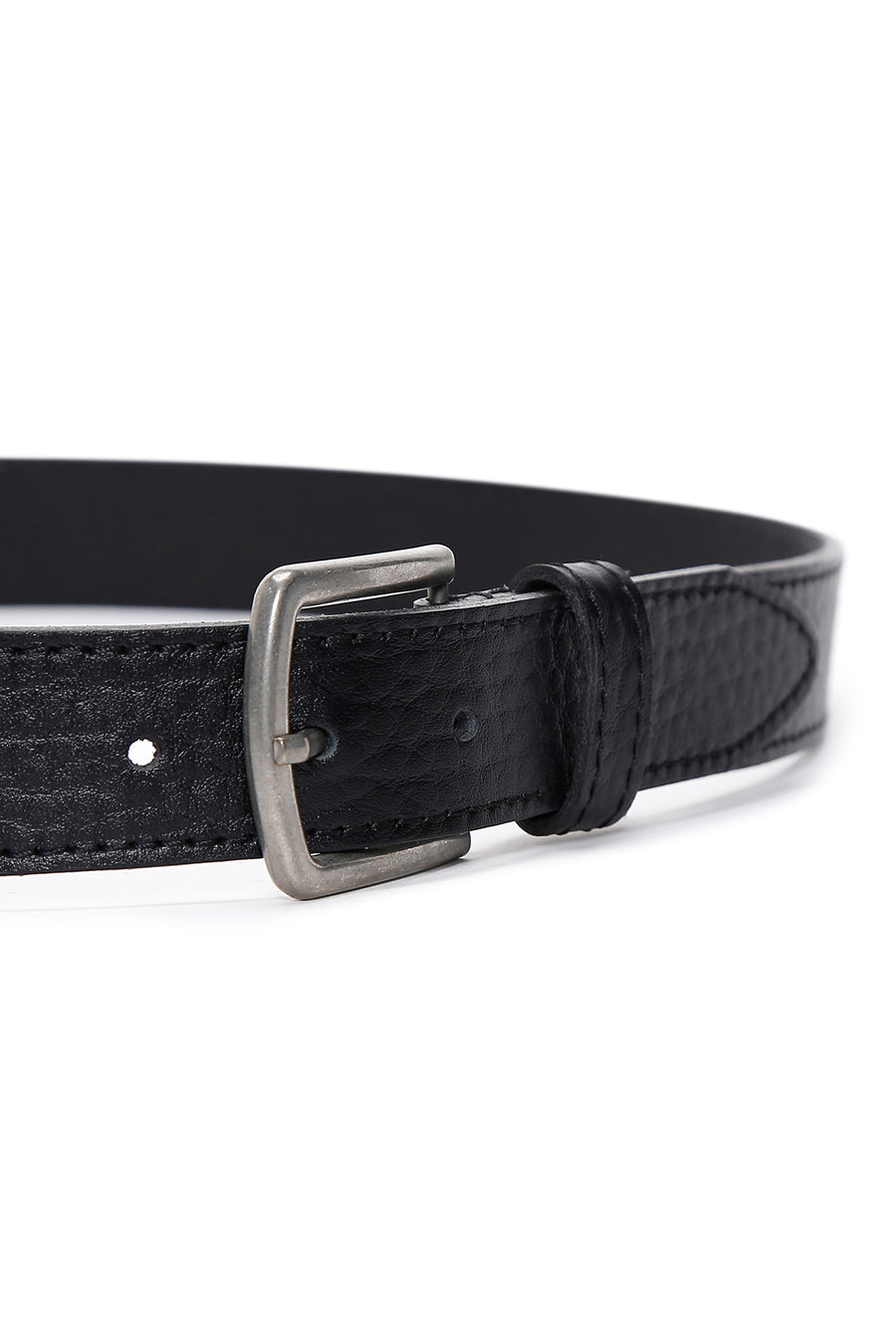 Men's Black Leather Belt