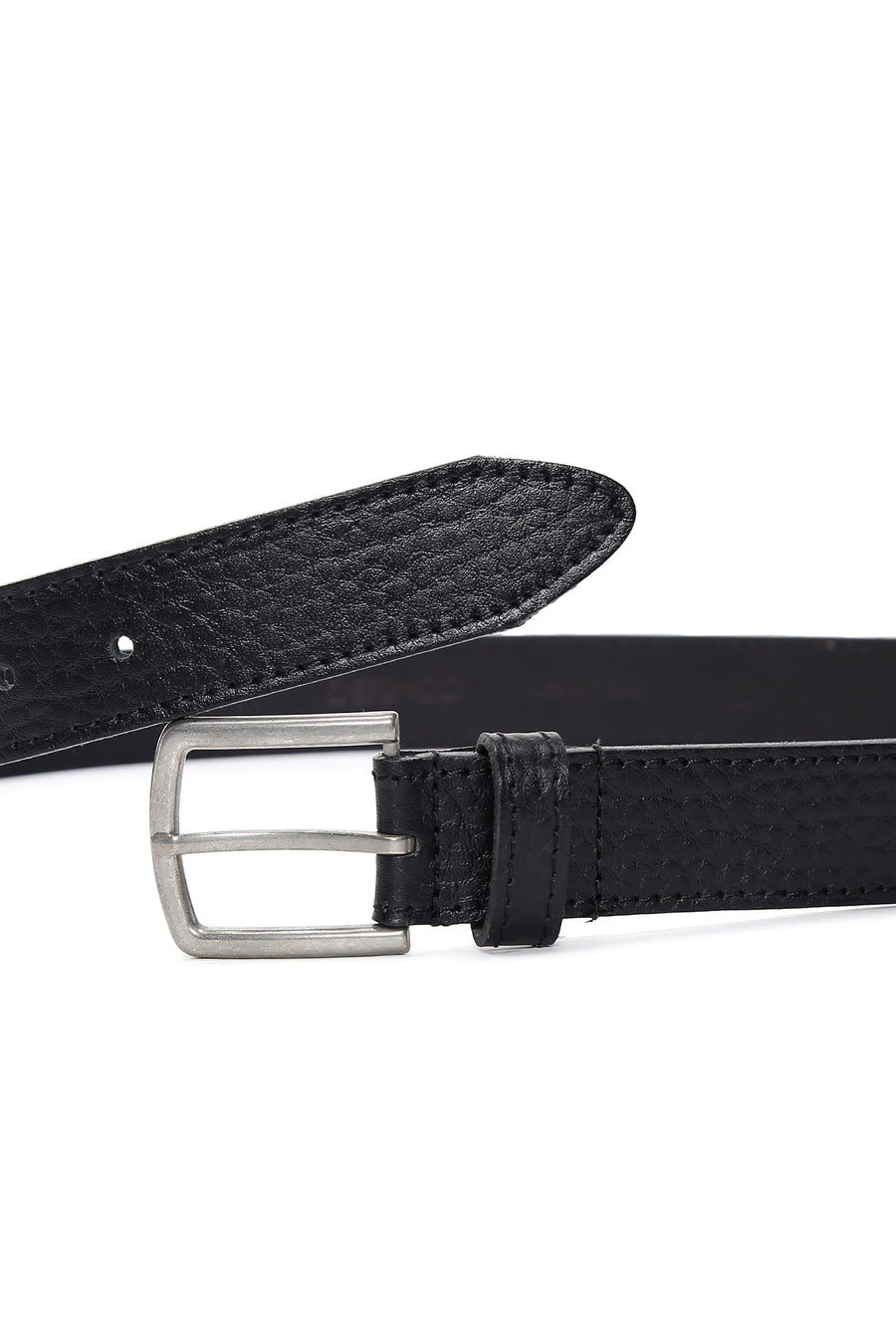 Men's Black Leather Belt