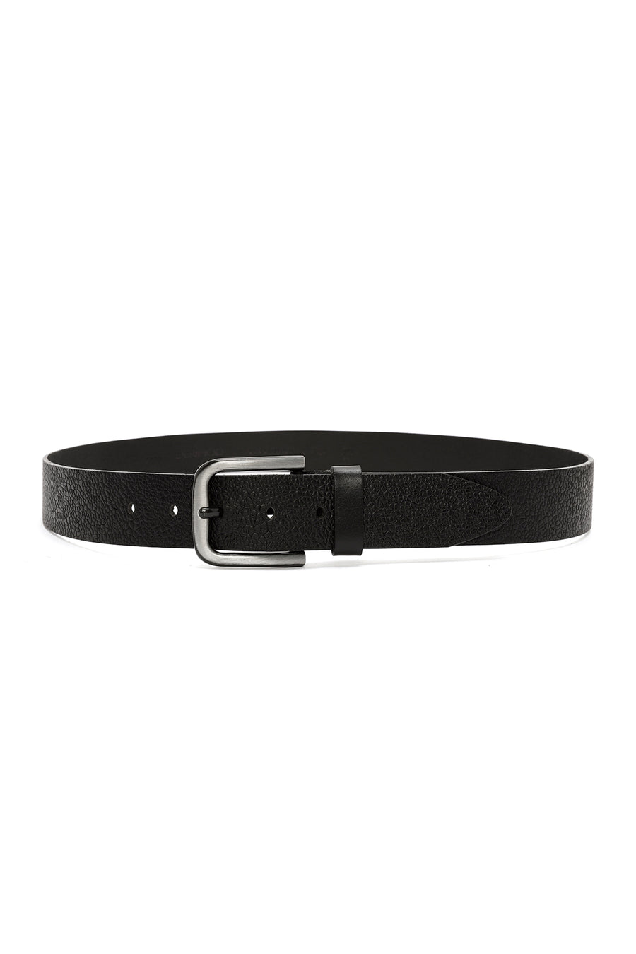 
Men's Black Printed Leather Belt
