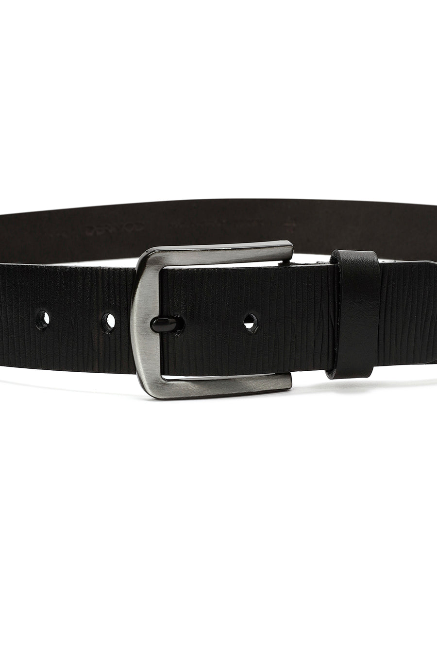 
Men's Black Printed Leather Belt
