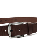 
Men's Brown Printed Leather Belt
 | Derimod