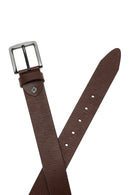 
Men's Brown Printed Leather Belt
 | Derimod