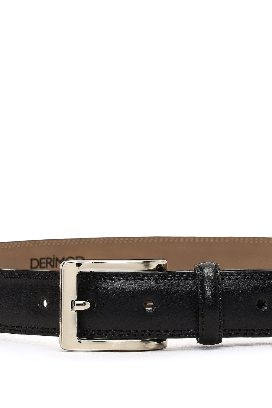 Men's Black Leather Belt