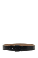Men's Black Leather Belt | Derimod