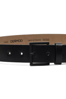 Men's Black Leather Belt | Derimod