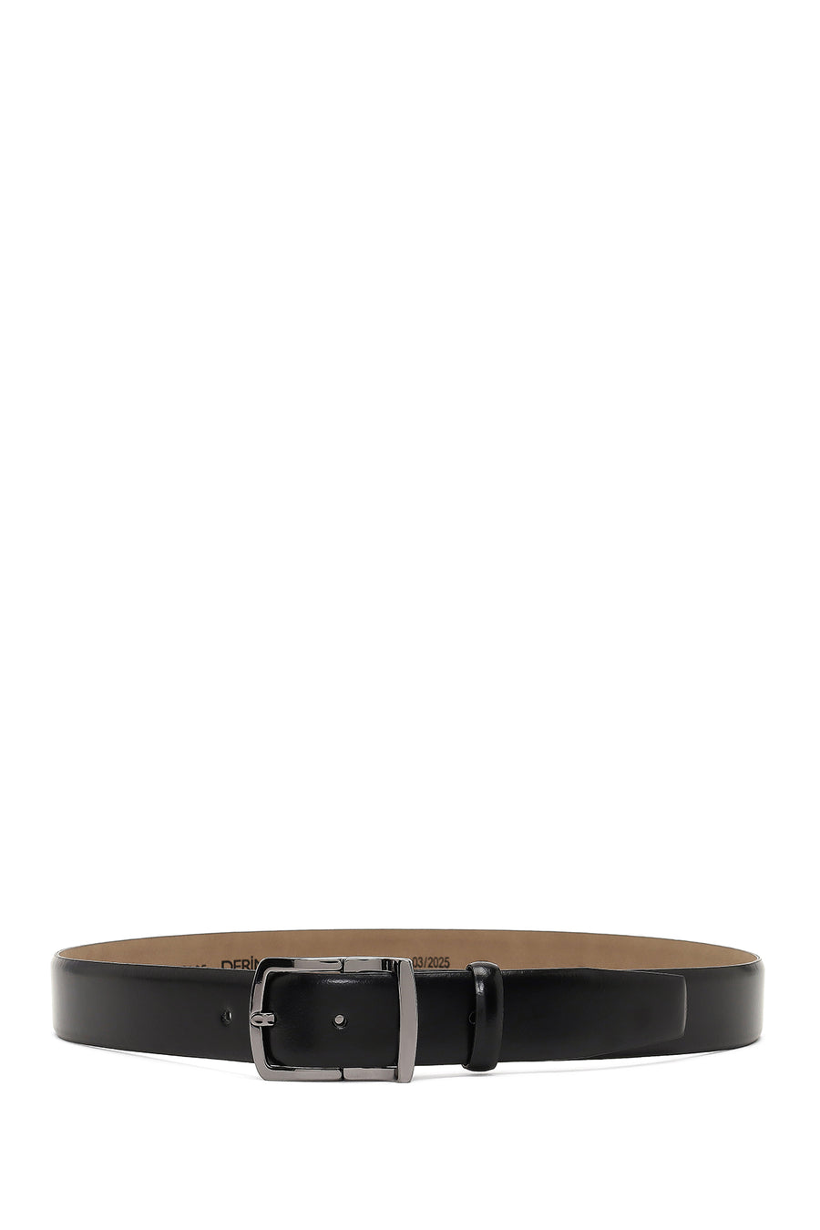 Men's Black Leather Belt