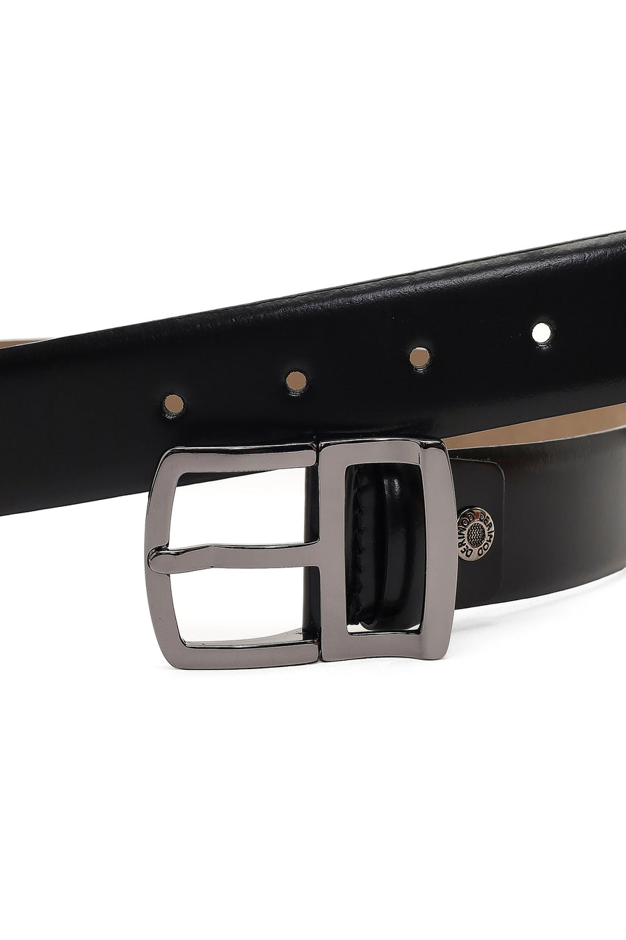 Men's Black Leather Belt