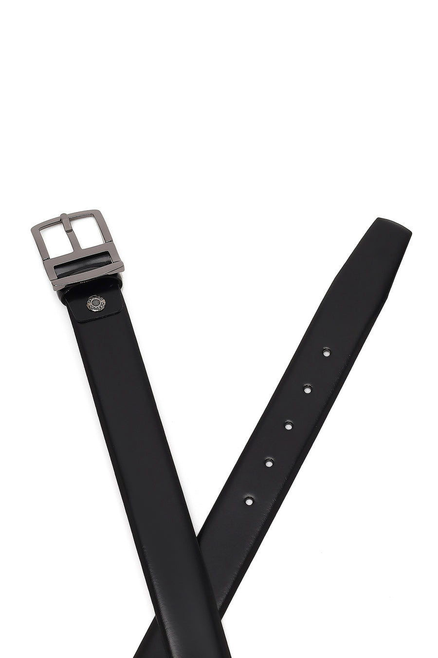 Men's Black Leather Belt