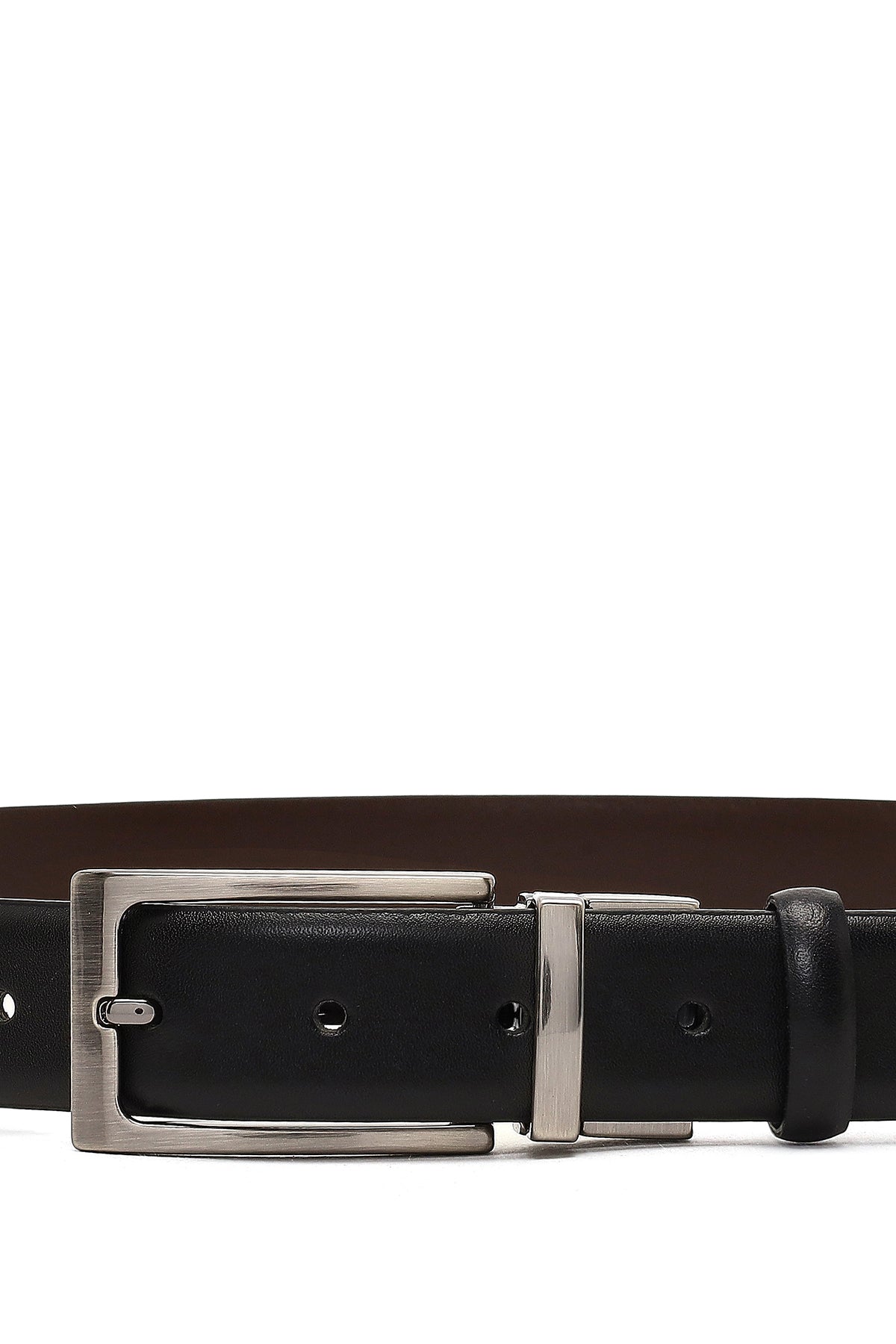 Erkek Siyah Deri Kemer