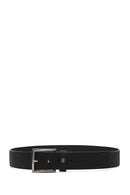 Men's Black Leather Belt | Derimod