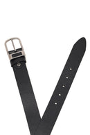 Men's Black Leather Belt | Derimod