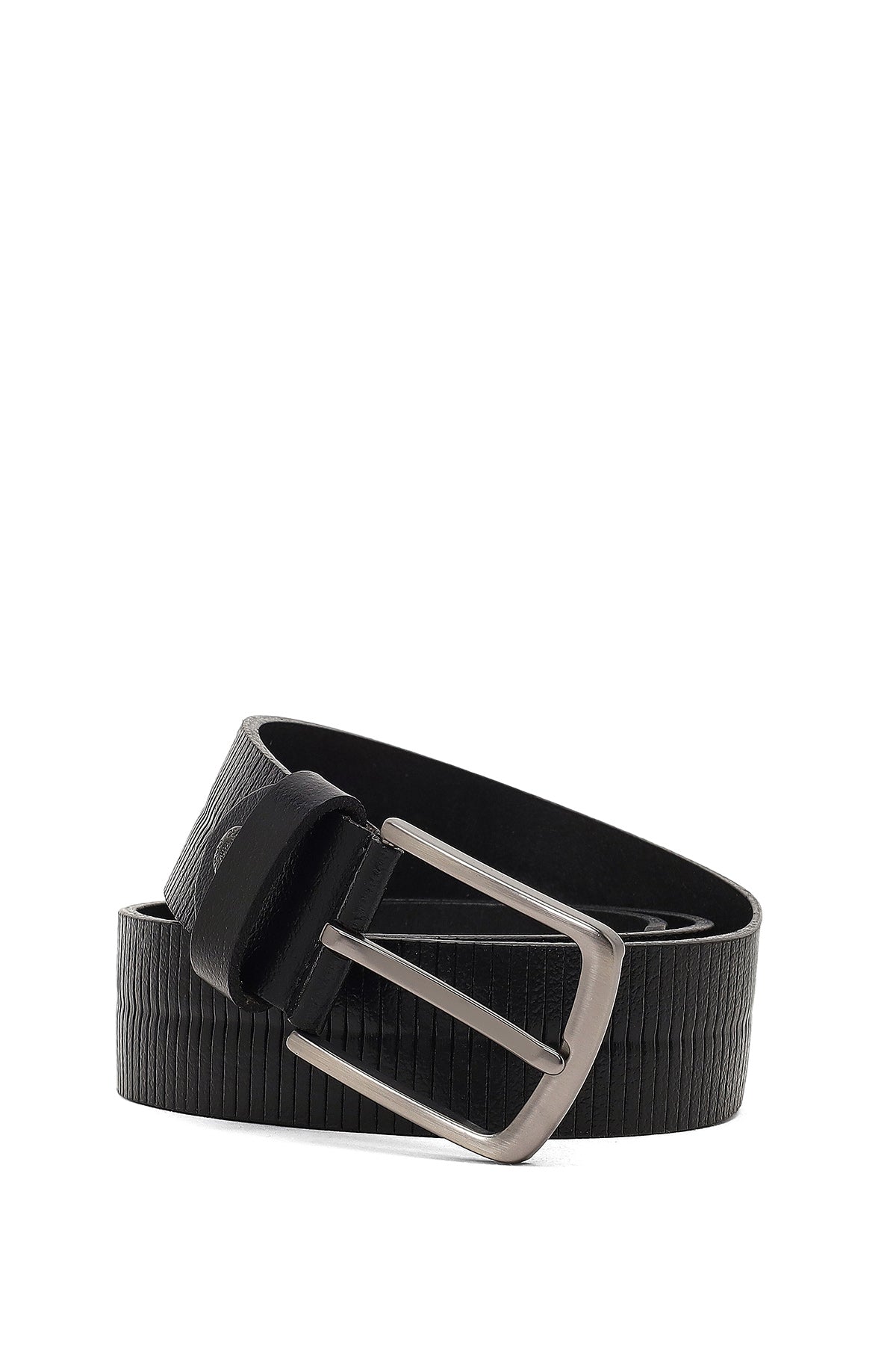 Men's Black Leather Belt 000A2D1306526 | Derimod