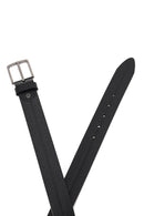 Men's Black Leather Belt | Derimod