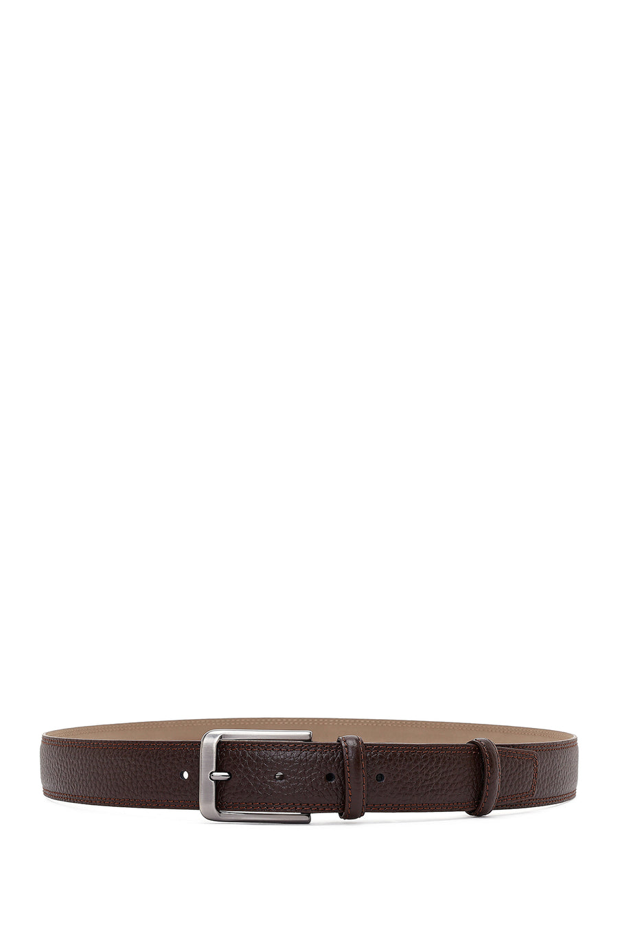 Male Brown Leather Belt