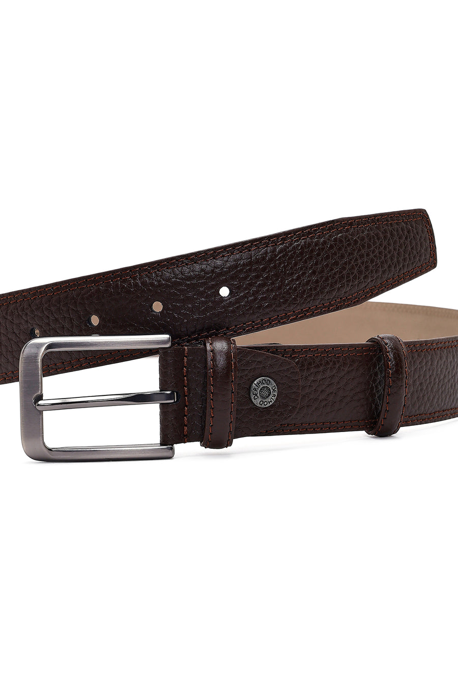 Male Brown Leather Belt