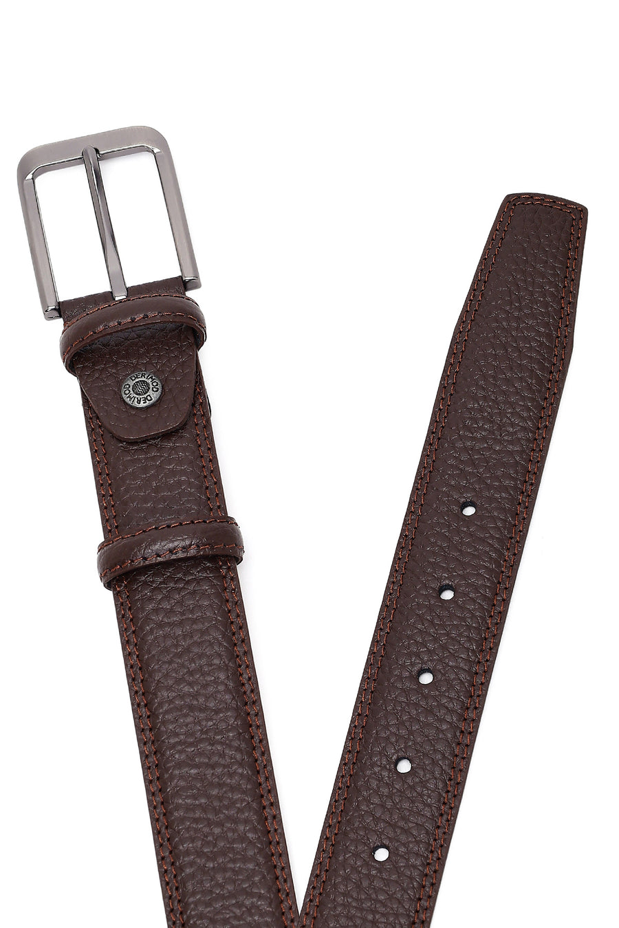Male Brown Leather Belt