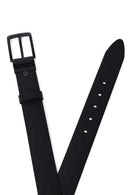 Male Black Leather Belt | Derimod