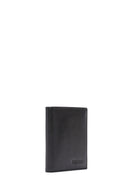 Men's Black Leather Card Holder | Derimod
