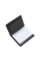 Men's Black Leather Card Holder | Derimod
