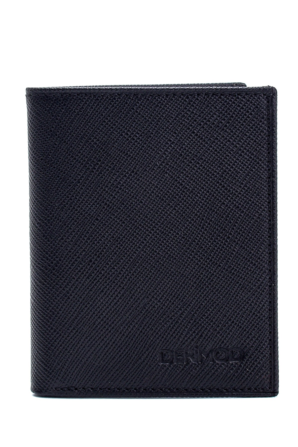 Men's Black Leather Card Holder 000A2D3011CV | Derimod