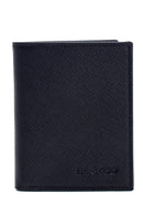 Men's Black Leather Card Holder | Derimod