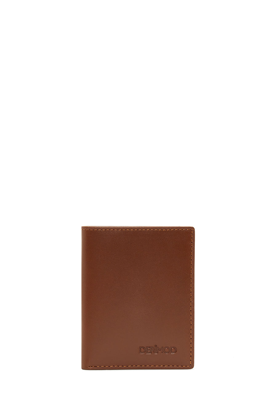 Men's Tan Leather Card Holder 000A2D301218 | Derimod