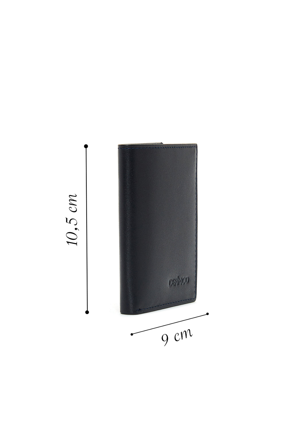 Erkek Lacivert Deri Kartlık