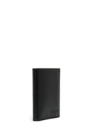 Men's Black Leather Card Holder | Derimod