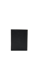 Men's Black Leather Card Holder | Derimod
