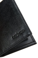 Men's Black Leather Card Holder | Derimod