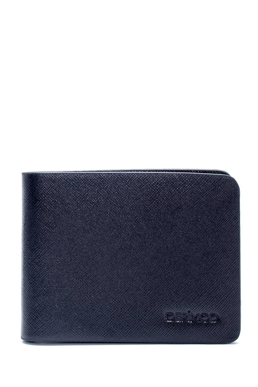Men's Navy Blue Leather Wallet 000A2D303126 | Derimod