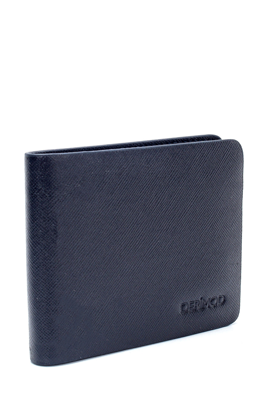 Men's Navy Blue Leather Wallet