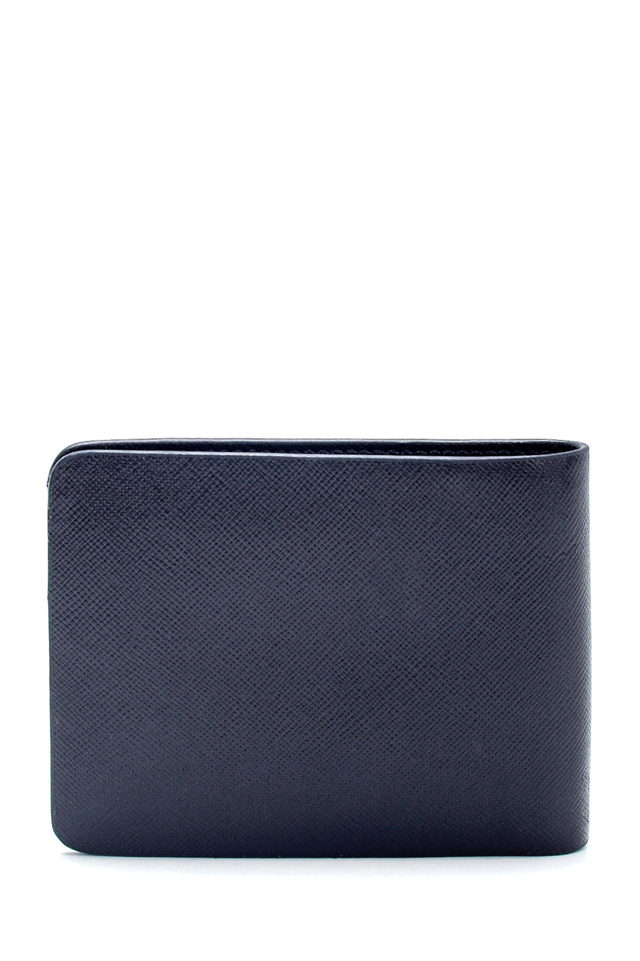 Men's Navy Blue Leather Wallet