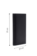 Men's Black Leather Wallet | Derimod