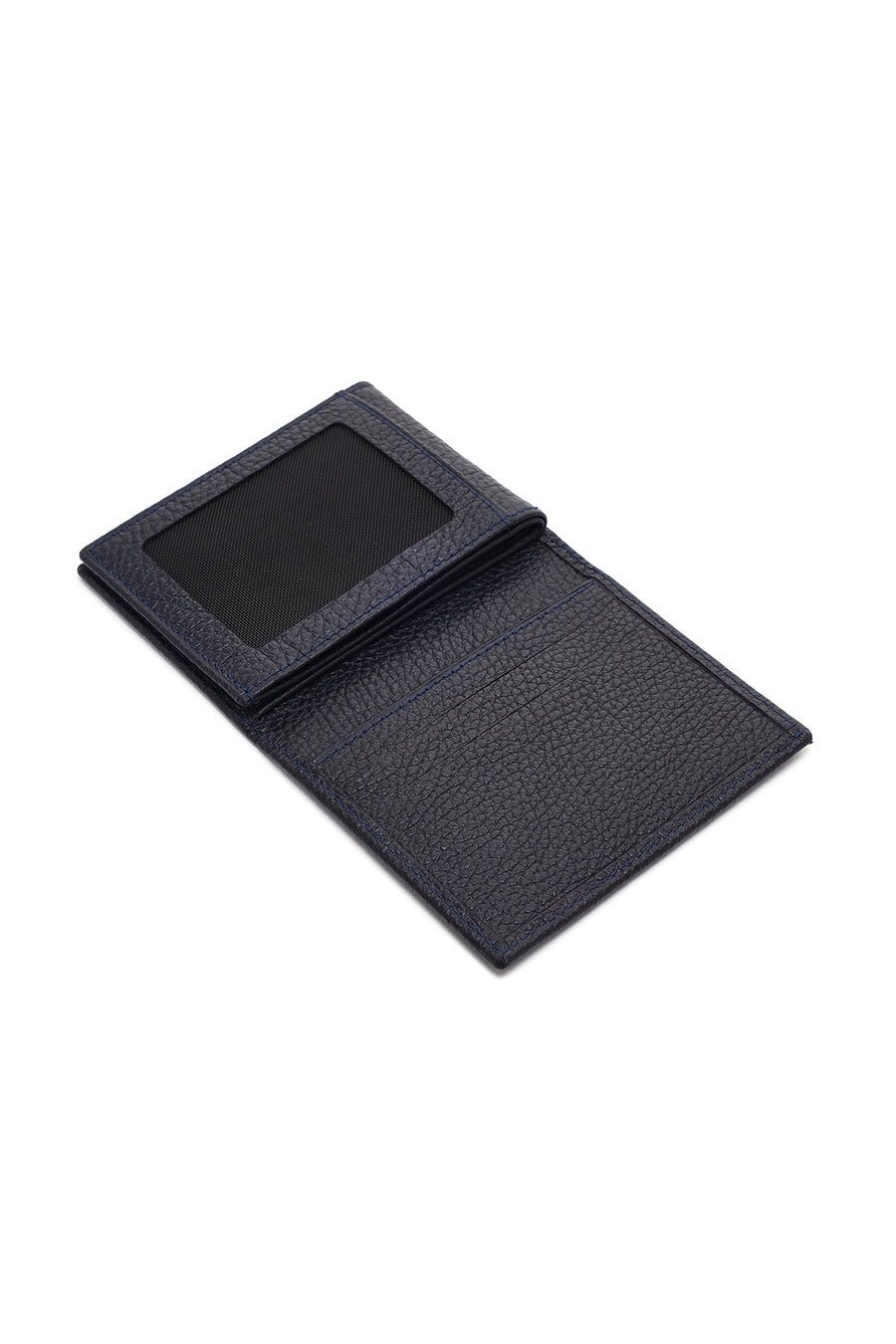 Men's Navy Blue Leather Wallet
