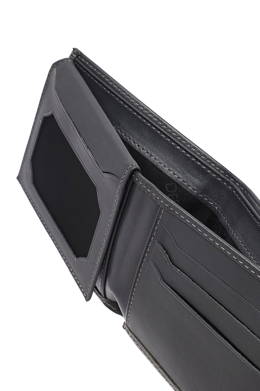 Men's Gray Leather Wallet