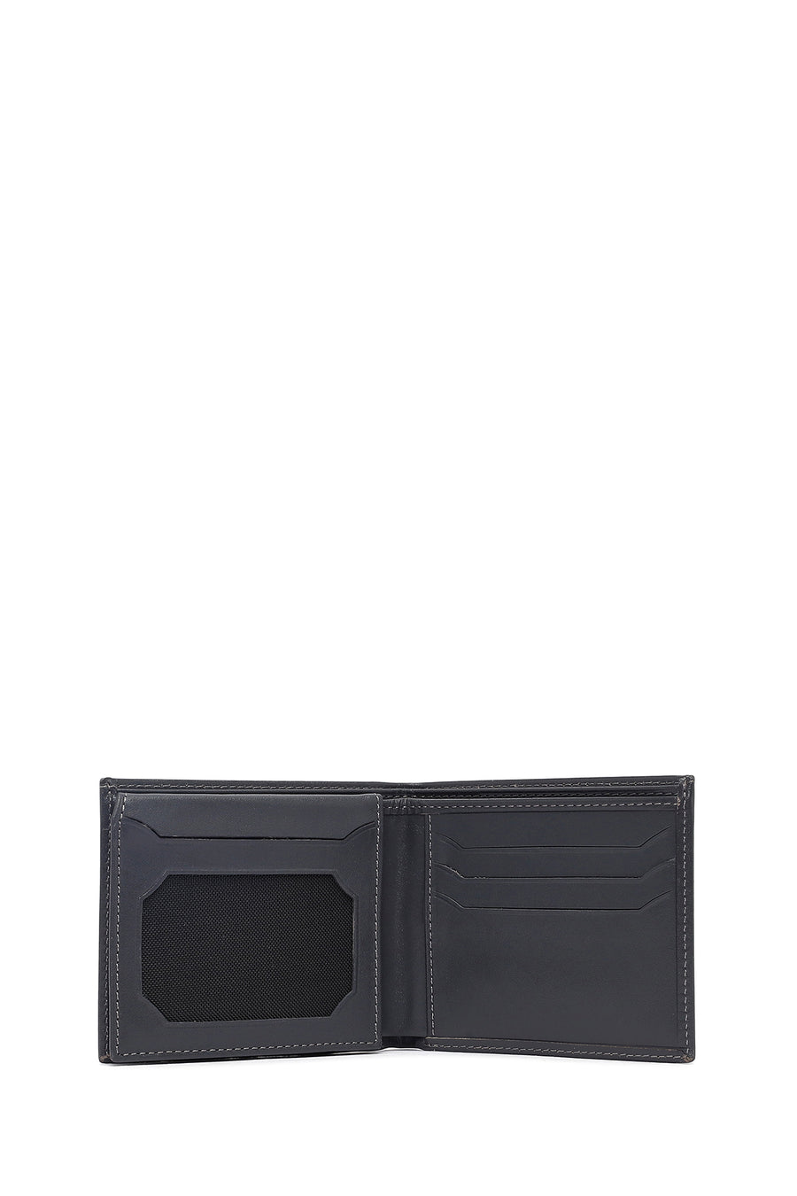Men's Gray Leather Wallet