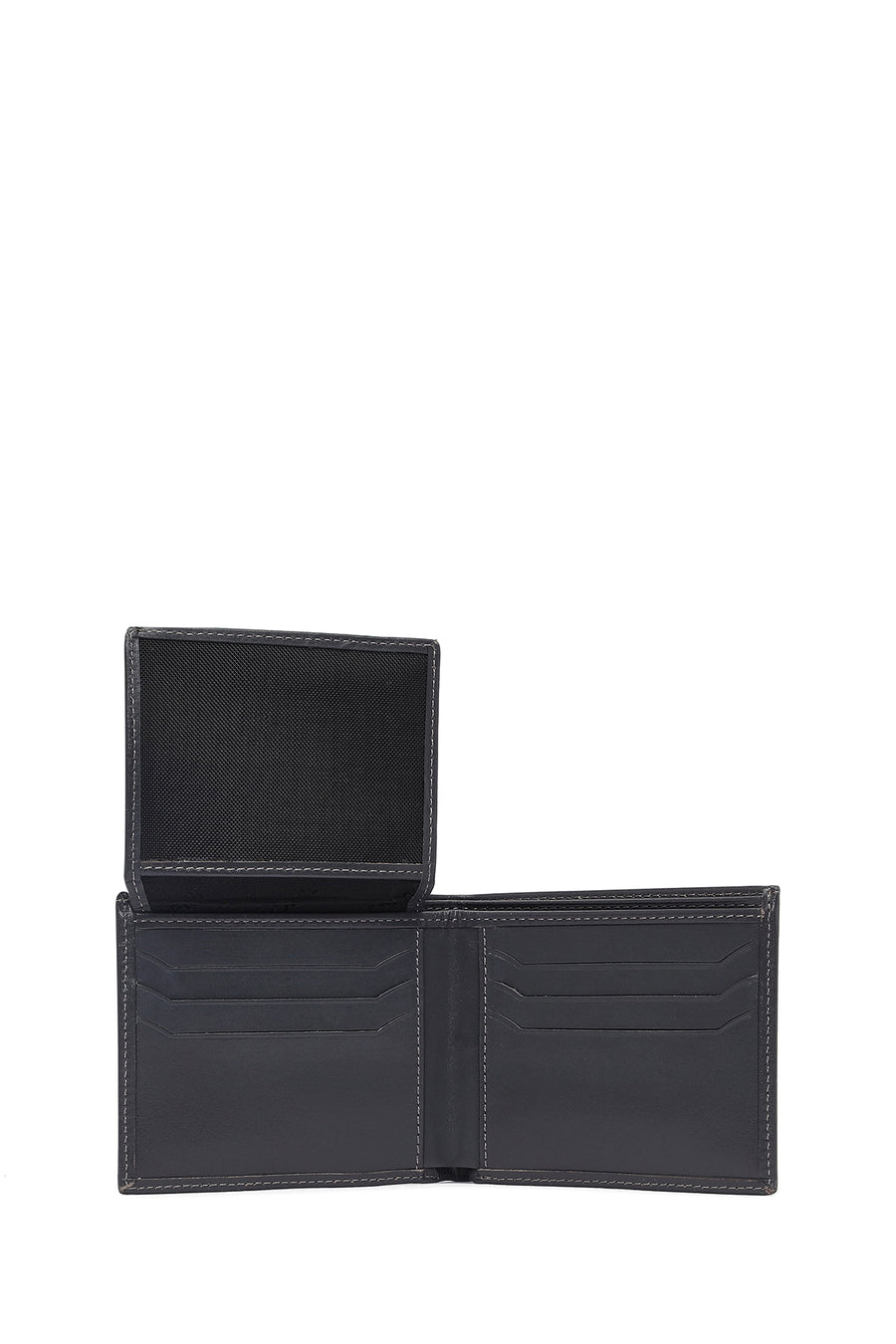 Men's Gray Leather Wallet