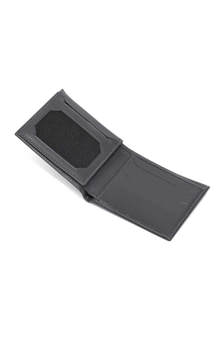 Men's Gray Leather Wallet
