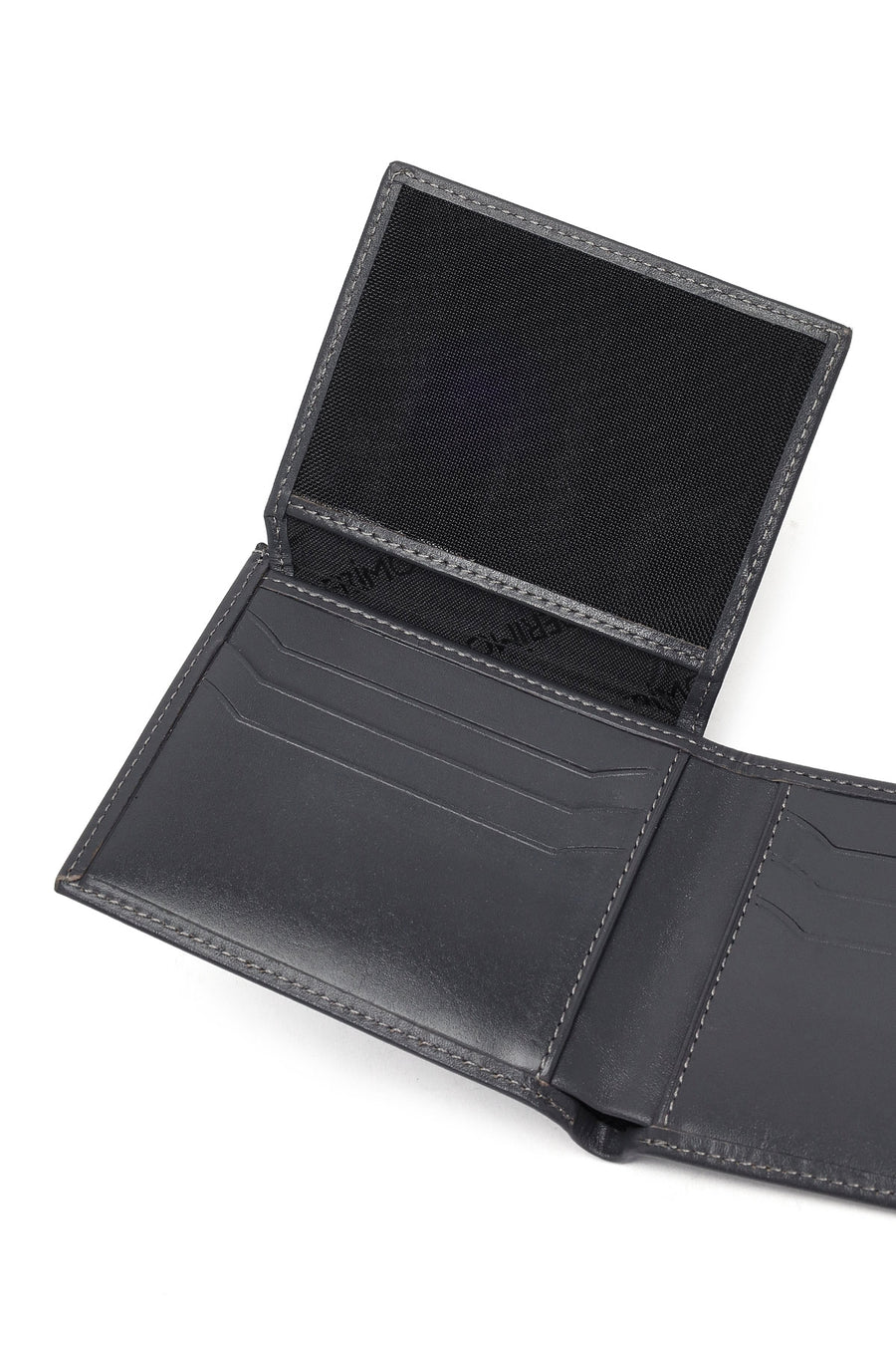Men's Gray Leather Wallet