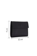 Men's Black Leather Wallet | Derimod