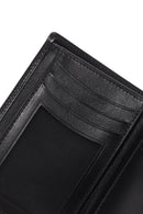 Men's Black Leather Wallet | Derimod