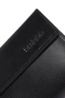 Men's Black Leather Wallet | Derimod
