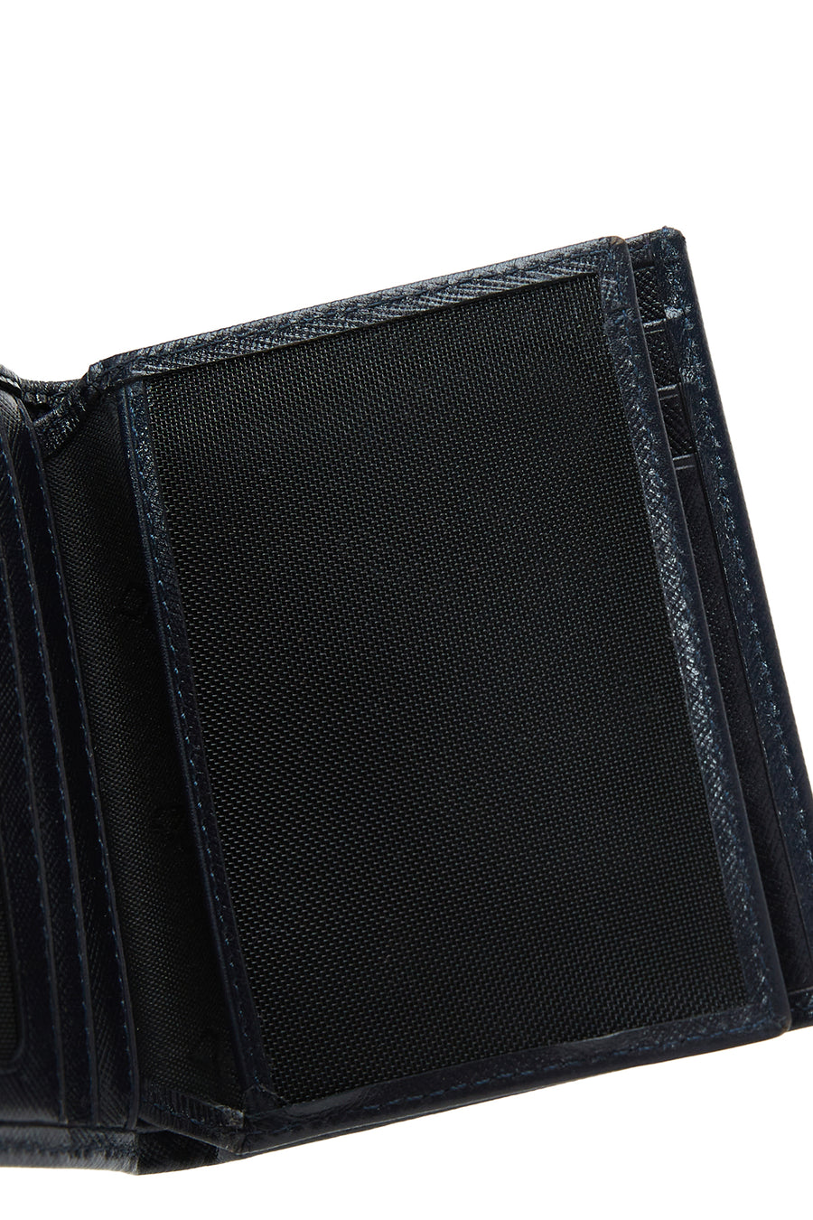 Men's Navy Blue Leather Wallet