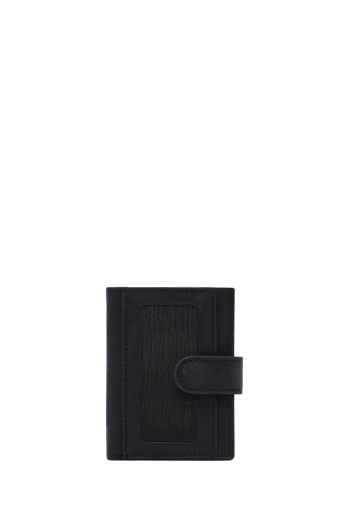Men's Black Leather Cardholder 000A2D3094CR | Derimod