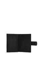 Men's Black Leather Cardholder | Derimod