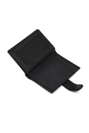 Men's Black Leather Cardholder | Derimod