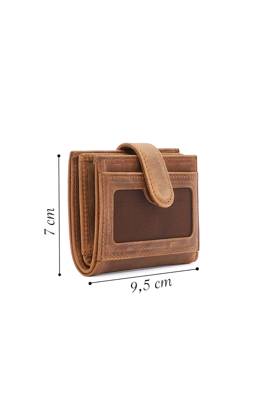 Men's Tan Leather Card Holder