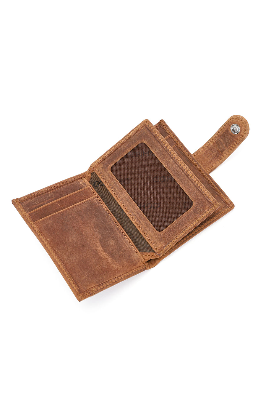 Men's Tan Leather Card Holder