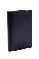 Erkek Lacivert Deri Kartlık | Derimod